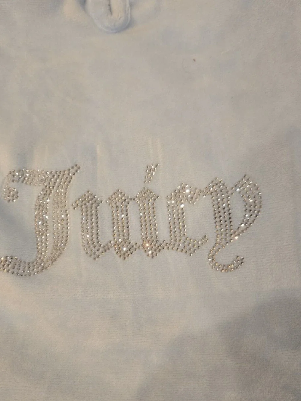 Juicy Couture Light Blue Rhinestone Logo Dog Dress